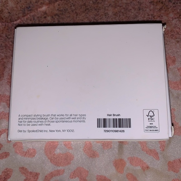 Spoiled Child NEW Spa Headband & Pocket Styling Brush Set - Picture 3 of 6